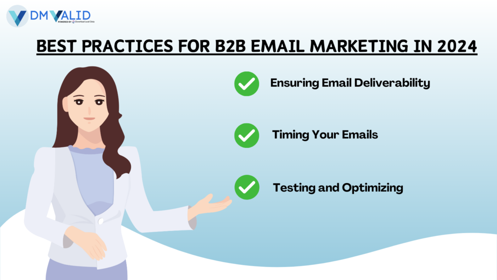 Best Practices for B2B Email Marketing Image by DM Valid