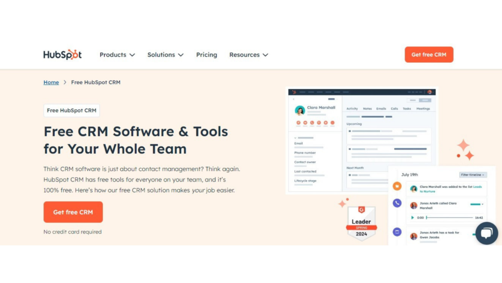 HubSpot CRM Home Page Image by DM Valid